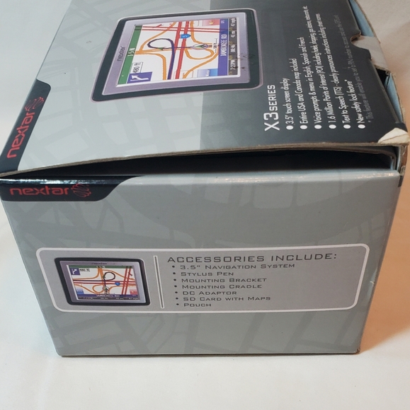 Nextar X3 Series 3.5" Navigation System Automotive GPS Software Display Brackets - Picture 9 of 9